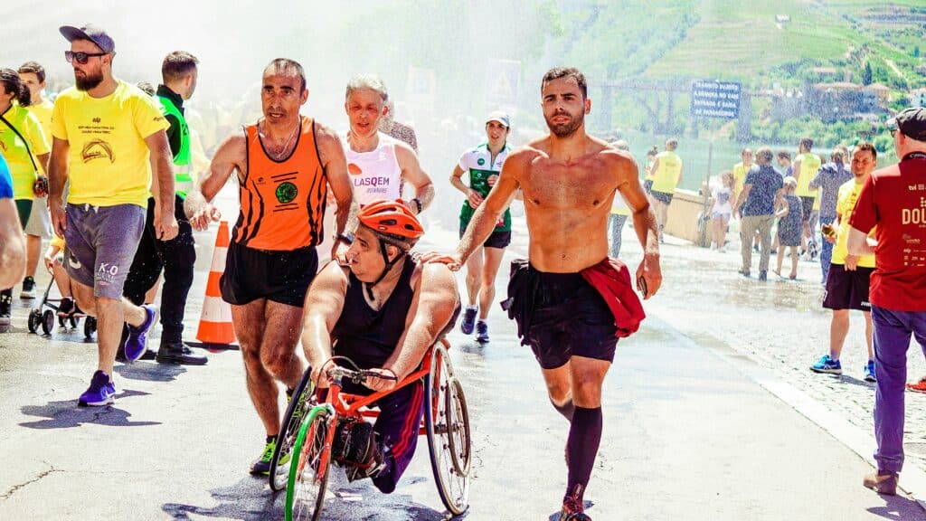 Marathon in a wheelchair