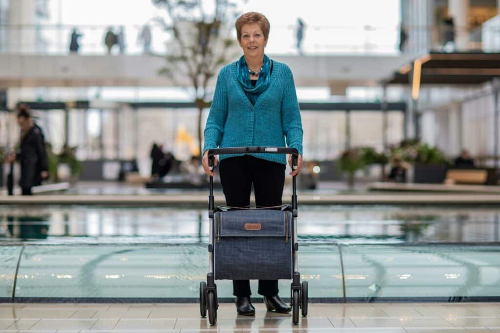 Using a Rollator Walker