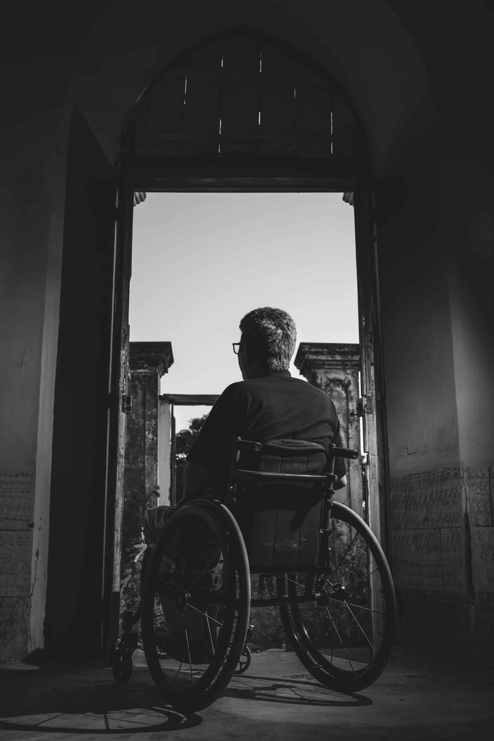 Elderly Using a Wheel Chair
