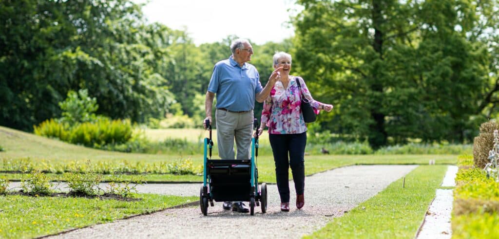 Elderly Couple in the Park