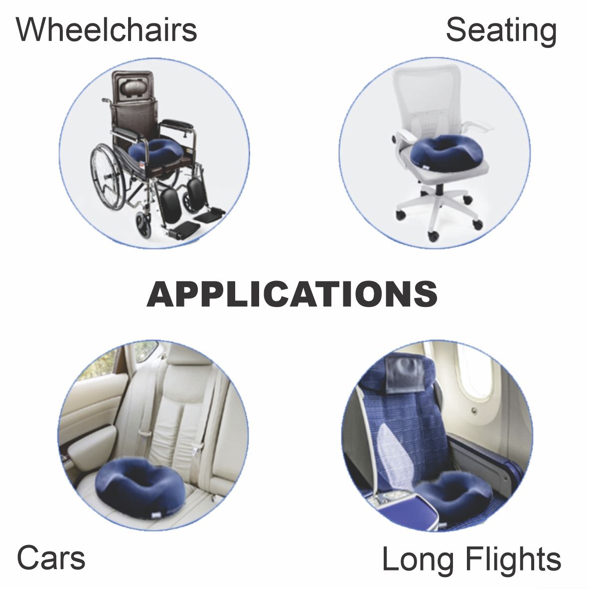 Bodyassist Donut Seat Pillow - Womens - Image 3