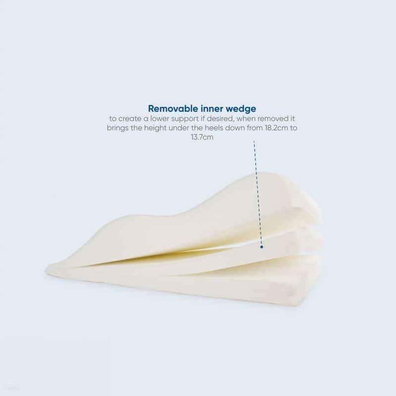 Leg Relaxer - Contoured Leg Wedge Support - Quilted Fabric - Image 5