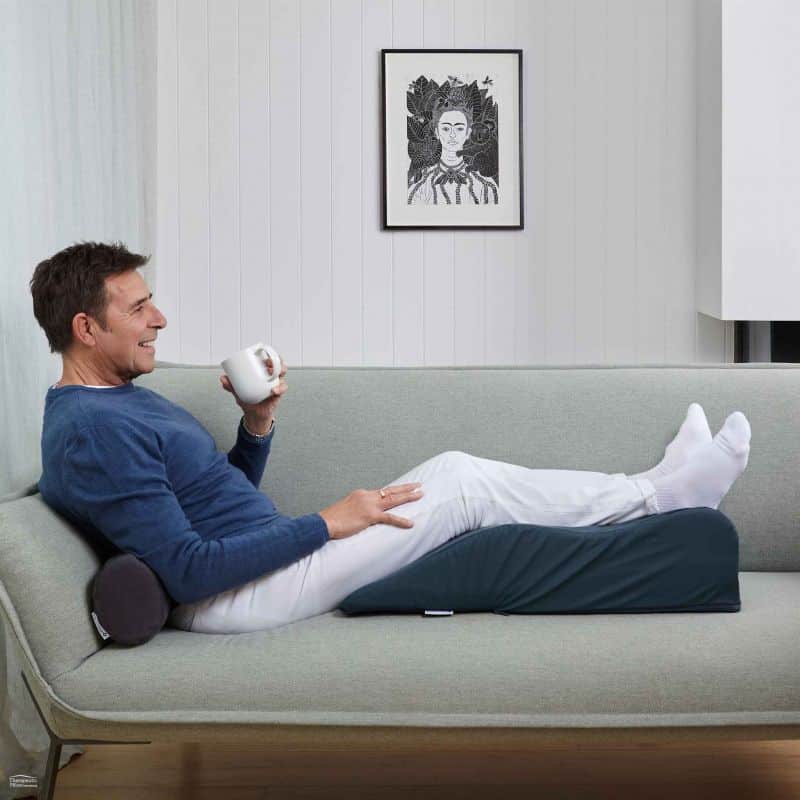 Leg Relaxer - Contoured Leg Wedge Support - Quilted Fabric - Image 6