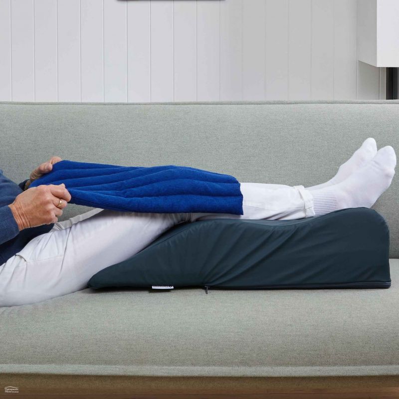 Leg Relaxer - Contoured Leg Wedge Support - Quilted Fabric - Image 7