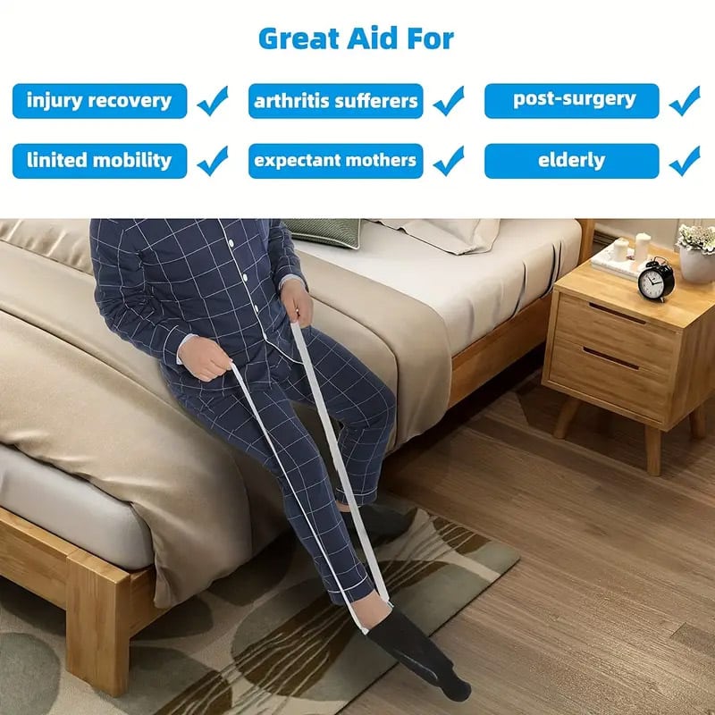 Sock Aid (Terry Towelling) - Teal - Image 3