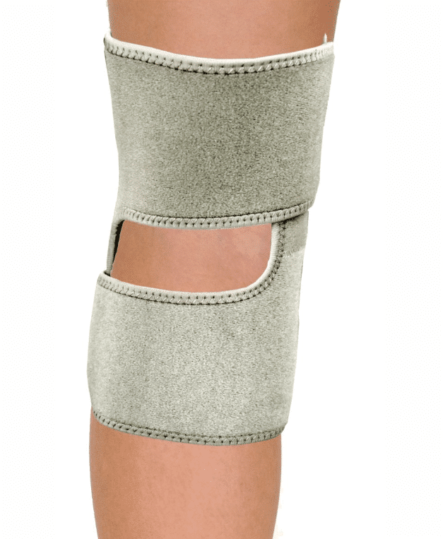 Thermal Knee Wrap with Open Patella - Beige - Image 3