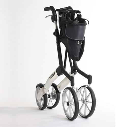 Trust Care Let's Go Out Outdoor Rollator / Walker +Bag and Backrest inc. - Image 4